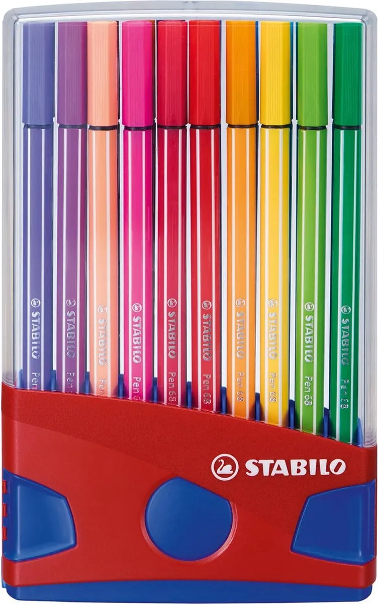 STABILO Pen 68 ColorParade Etui 20 Kleuren