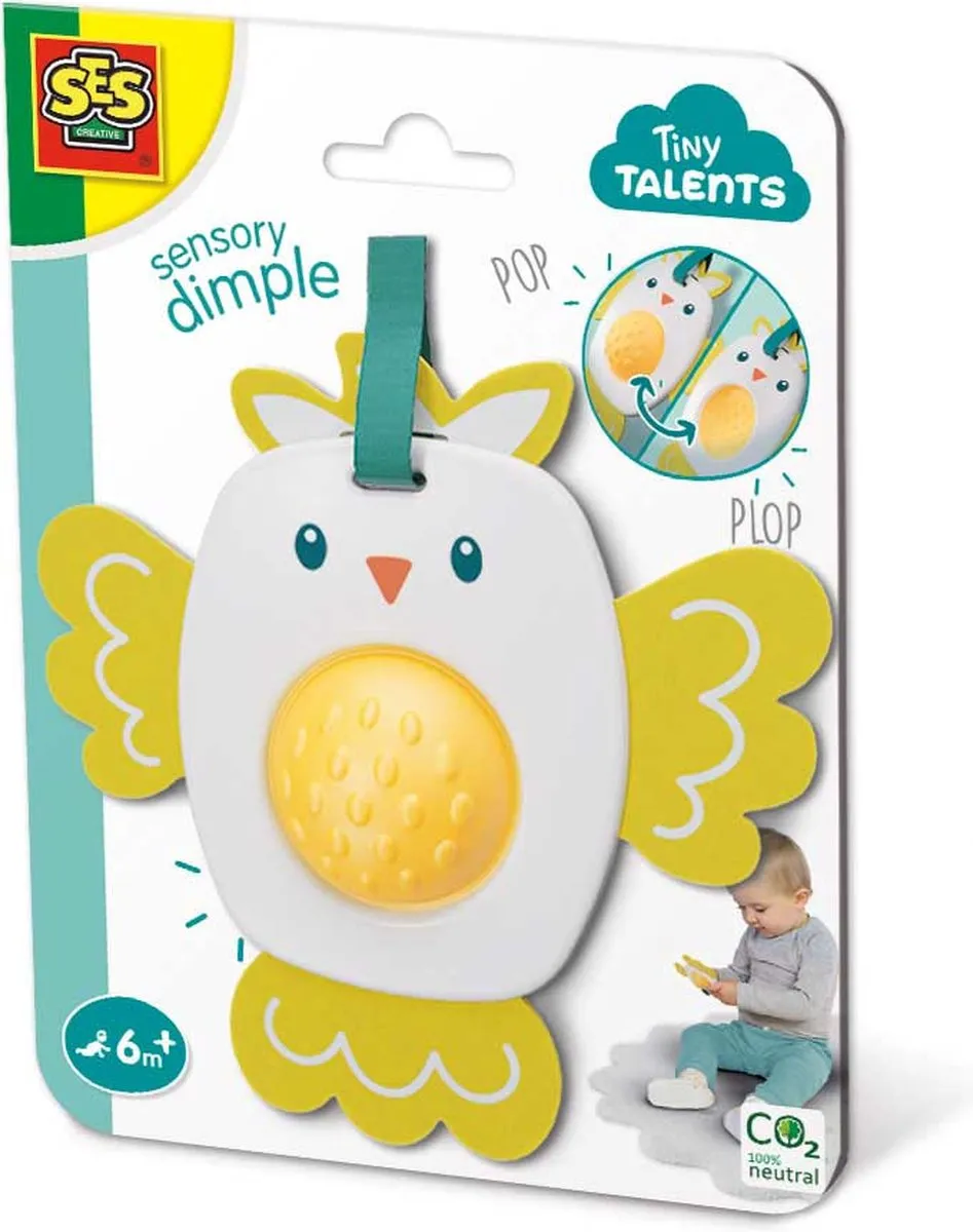 SES Creative Tiny Talents Grijpspeelgoed Dimple Vogel