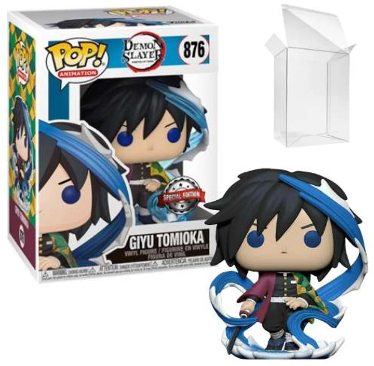 Funko Pop! Giyu Tomioka Demon Slayer Vinyl Figuur - US Exclusive 51721 - Multicolor - afbeelding 6 van 6