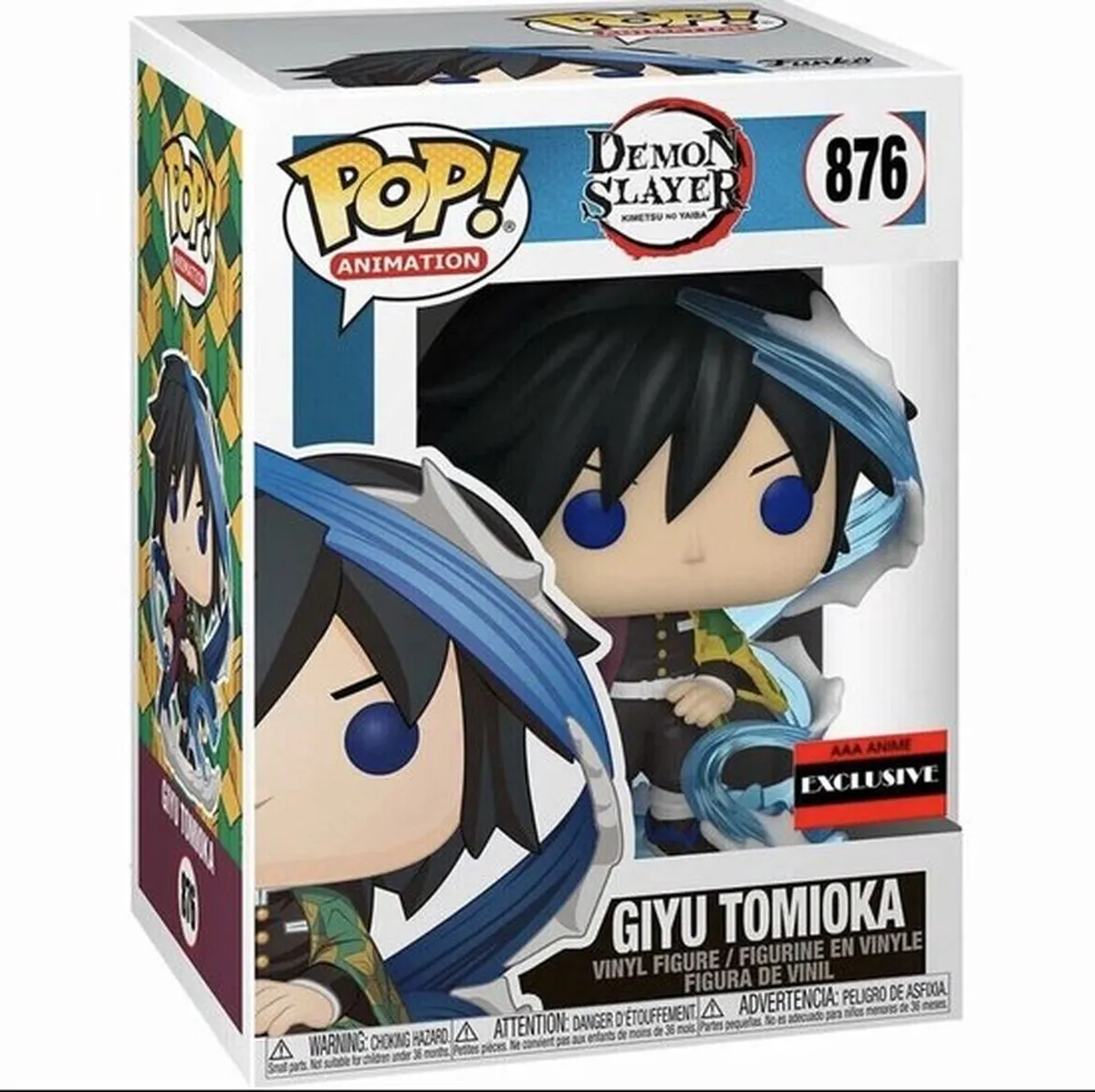 Funko Pop! Giyu Tomioka Demon Slayer Vinyl Figuur - US Exclusive 51721 - Multicolor