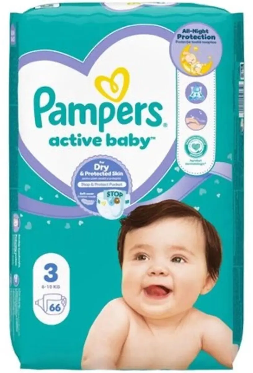 Pampers Active Baby Luiers Maat 3 66 Stuks
