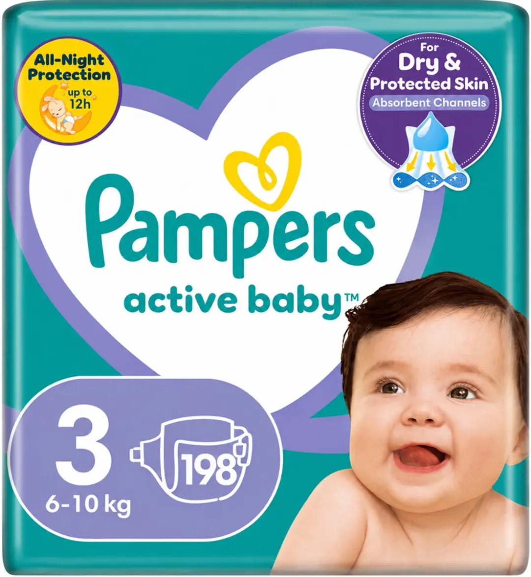 Pampers Active Baby Luiers Maat 3 66 Stuks