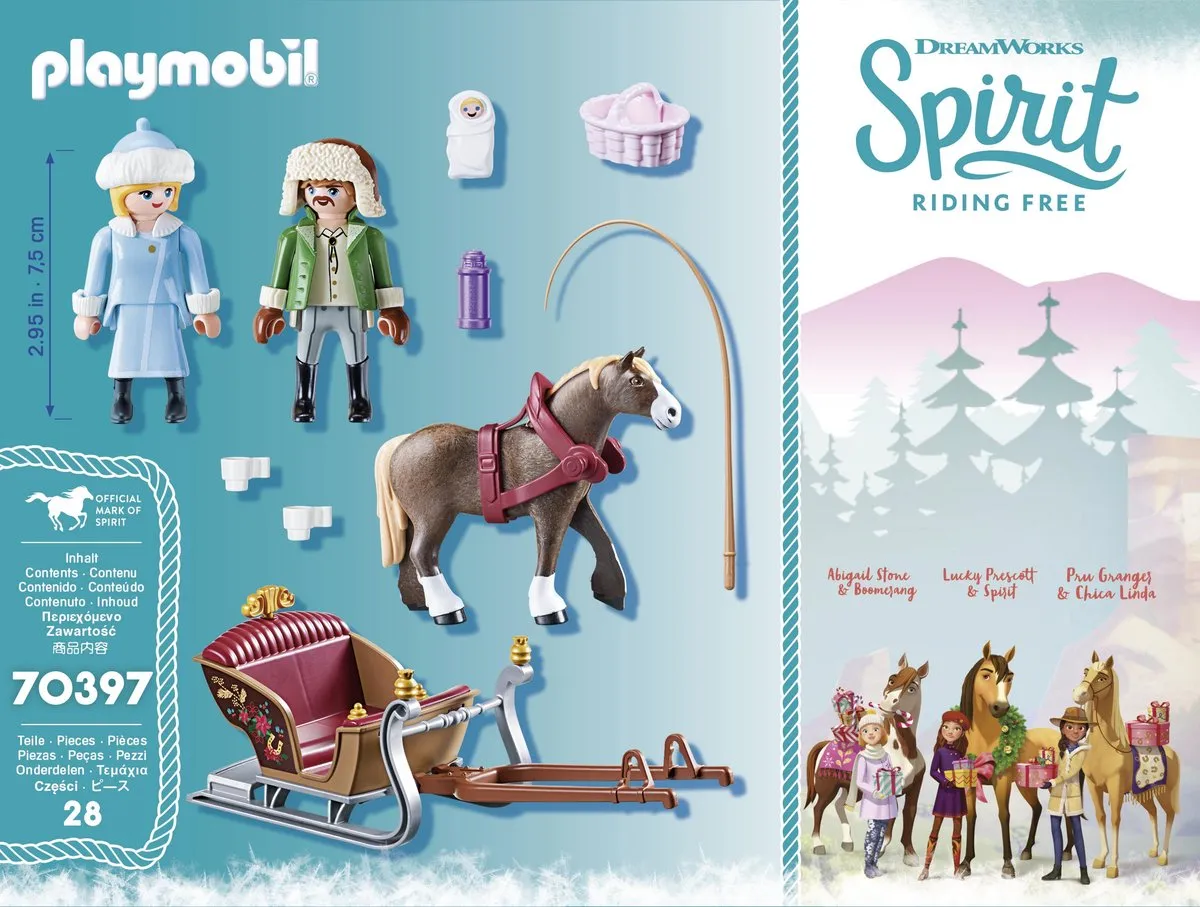 Playmobil Spirit Winter Sleerit 70397 - Multicolor