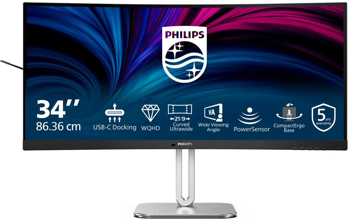 Philips 34B2U5600C Curved Ultrawide Monitor 34 inch