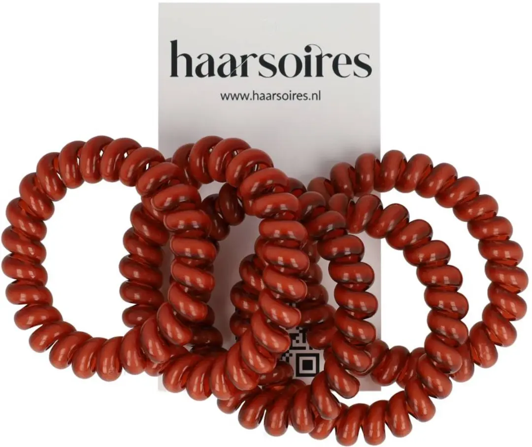 Haarsoires Haarelastieken Invisibobble Telefoondraad - 5 Stuks