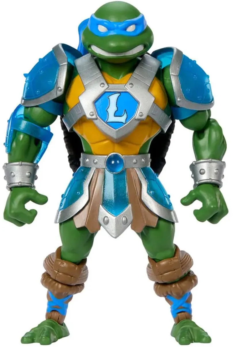 Mattel MOTU x TMNT Leonardo Action Figure 14cm - Multi - afbeelding 6 van 6