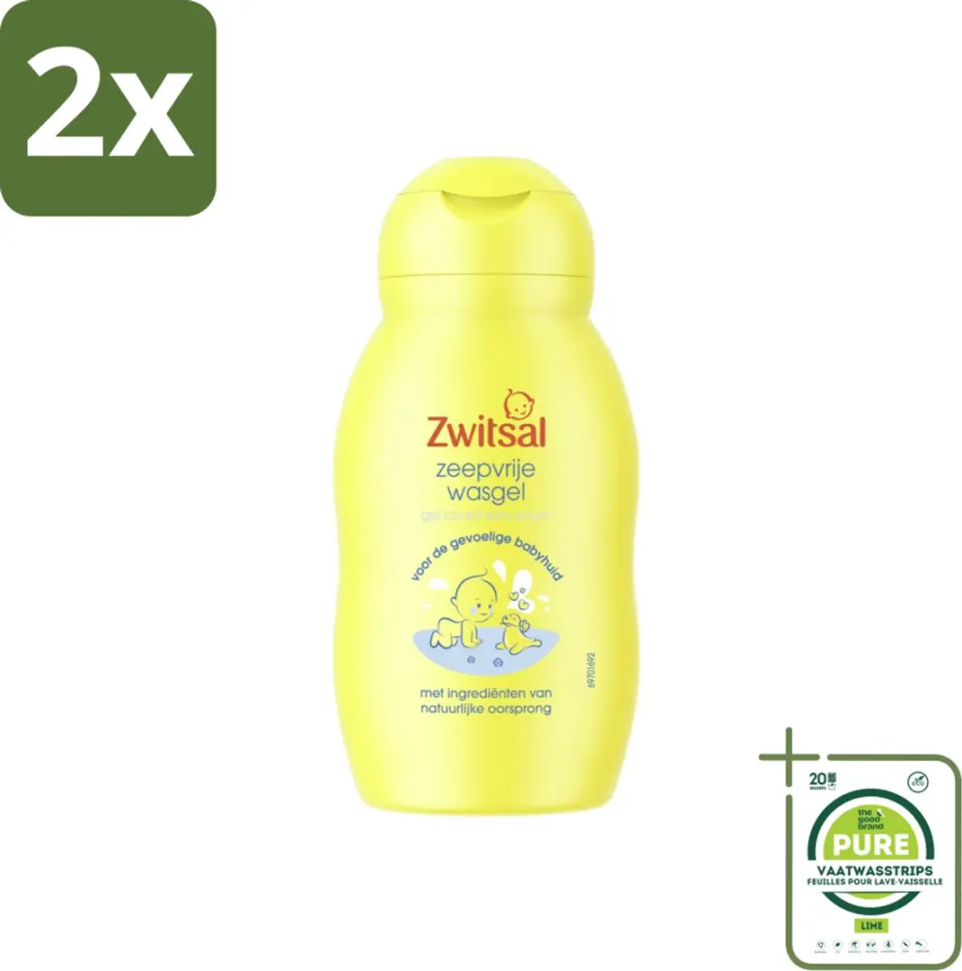 Zwitsal Wasgel Mini Reisformaat 2x75ml