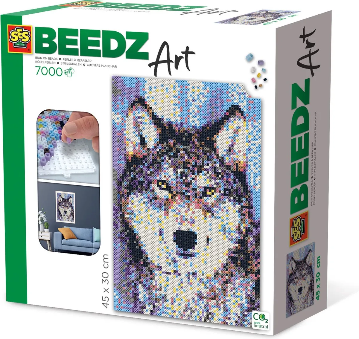 SES Creative Beedz Art Wolf