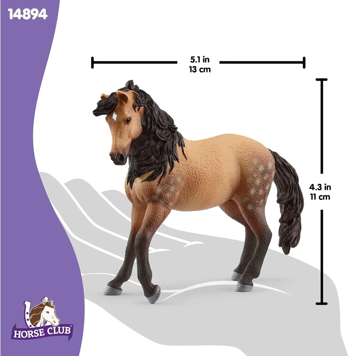 Schleich Andalusische Merrie 14894 - Meerkleurig
