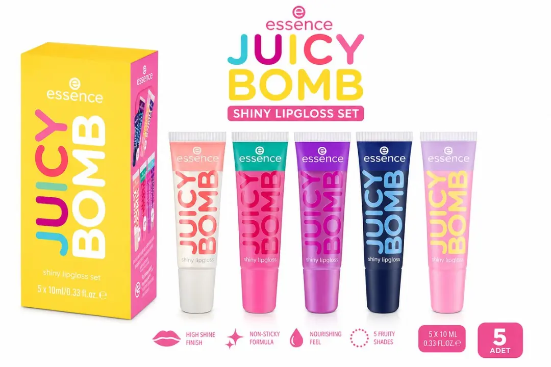 Essence Juicy Bomb Shiny Lipgloss Set