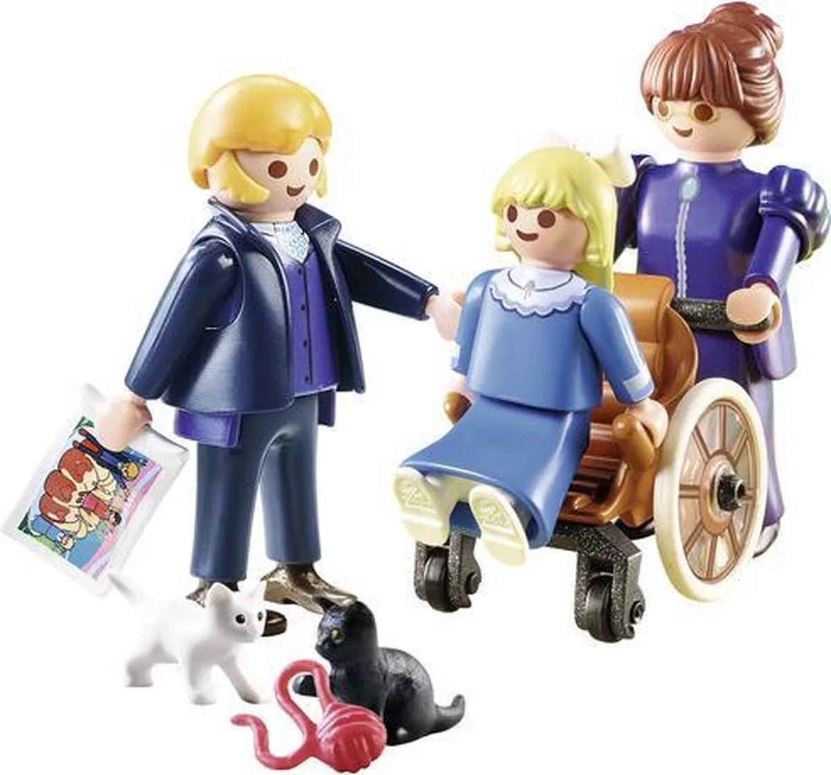 Playmobil Heidi Klara met Vader en Juf Rottenmeier 70258 - Multicolor