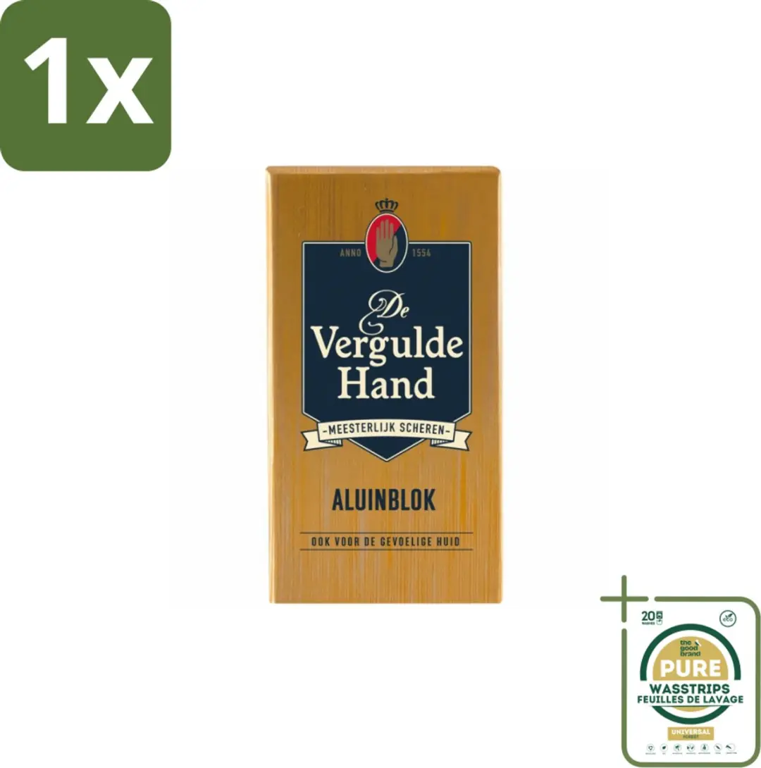 Vergulde Hand Aluinblok 75g