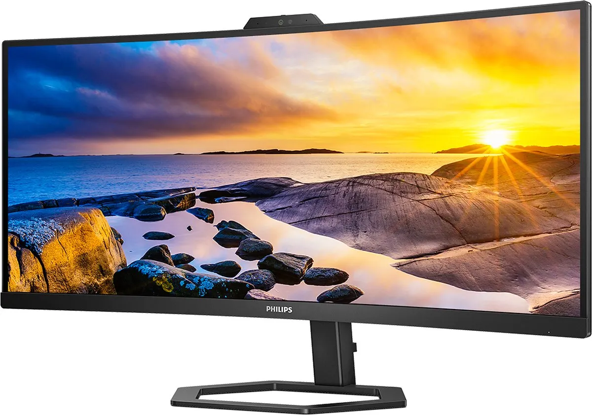 Philips 34E1C5600HE Curved Ultrawide Monitor 34" - QHD - USB-C 65W