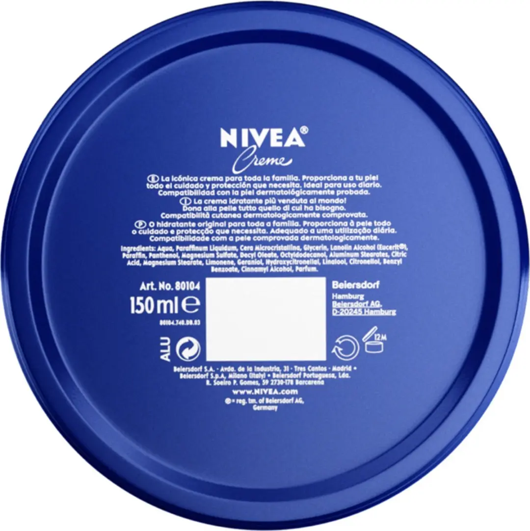 NIVEA Hydraterende Crème 150ml - 3 Stuks