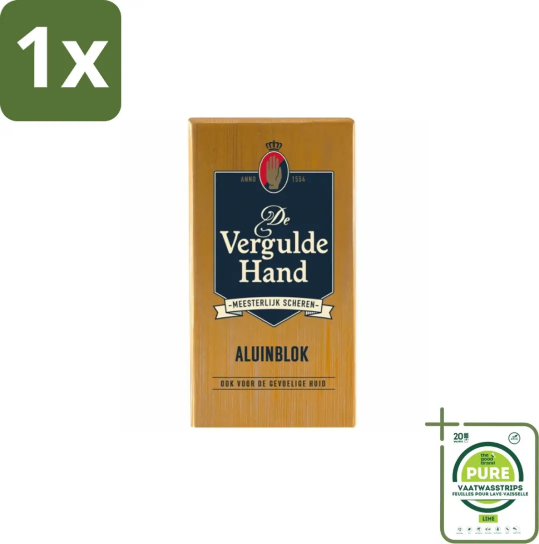 Vergulde Hand Aluinblok 75g