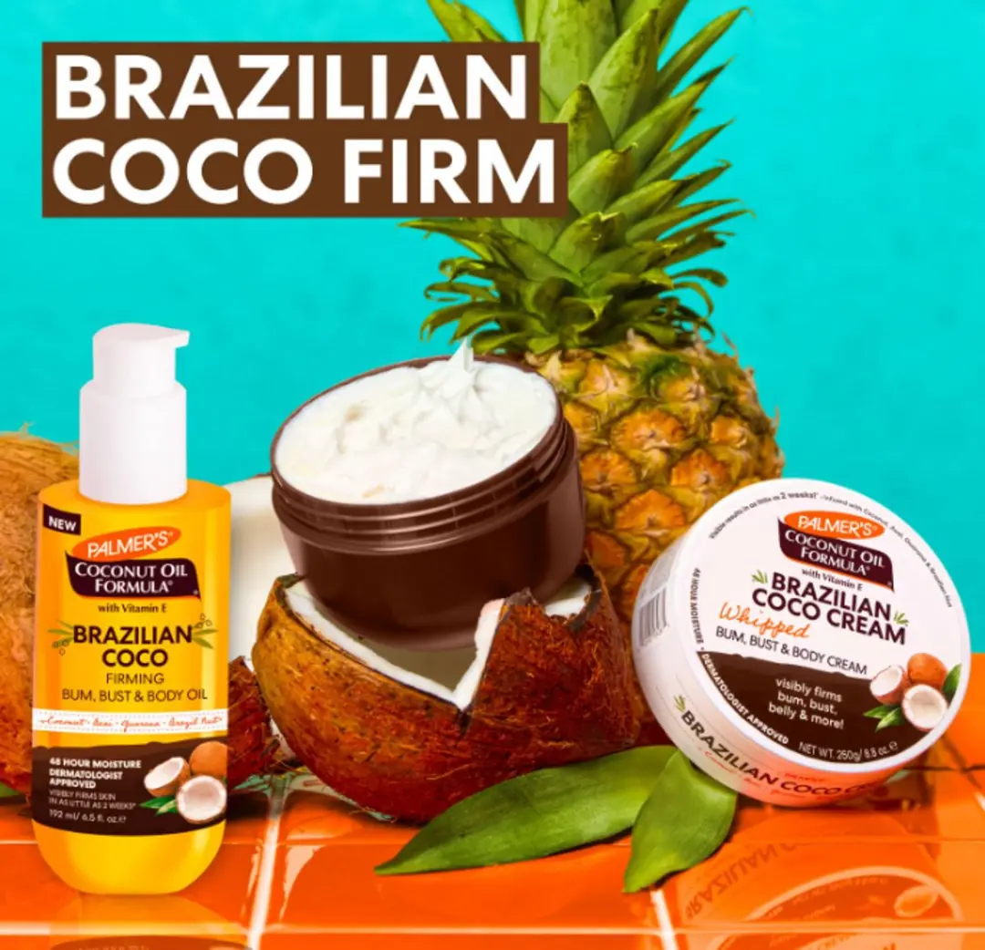Palmers Brazilian Coco Hot Mama Verstevigende Set - 250g + 192ml