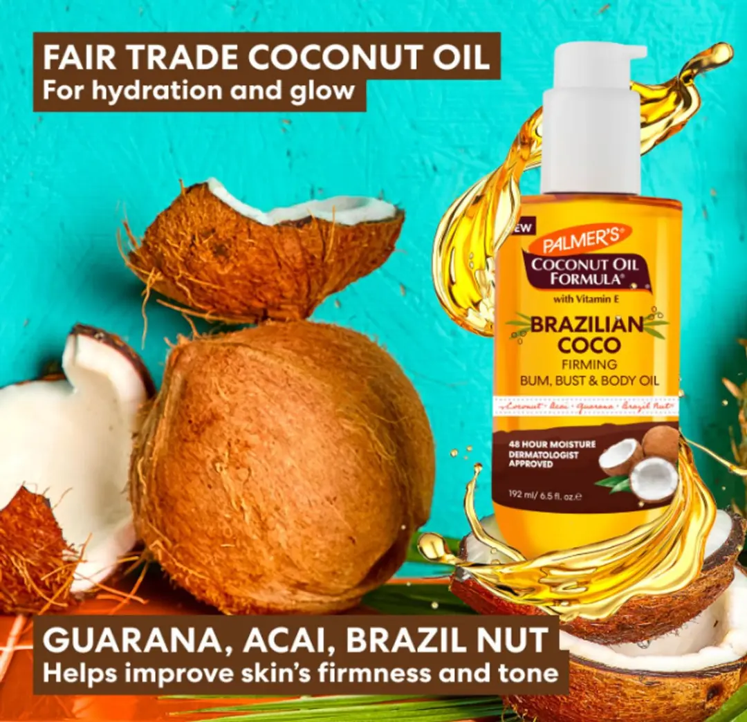 Palmers Brazilian Coco Hot Mama Verstevigende Set - 250g + 192ml