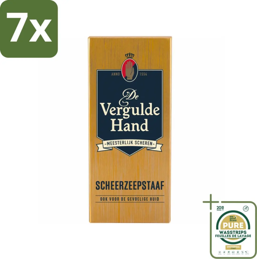 Vergulde Hand Scheerzeepstaaf 7 Stuks