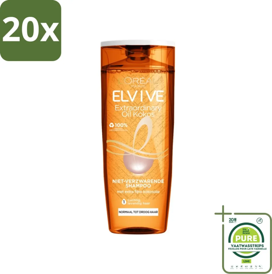 L'Oréal Paris Elvive Extraordinary Oil Kokosolie Shampoo 20x250ml