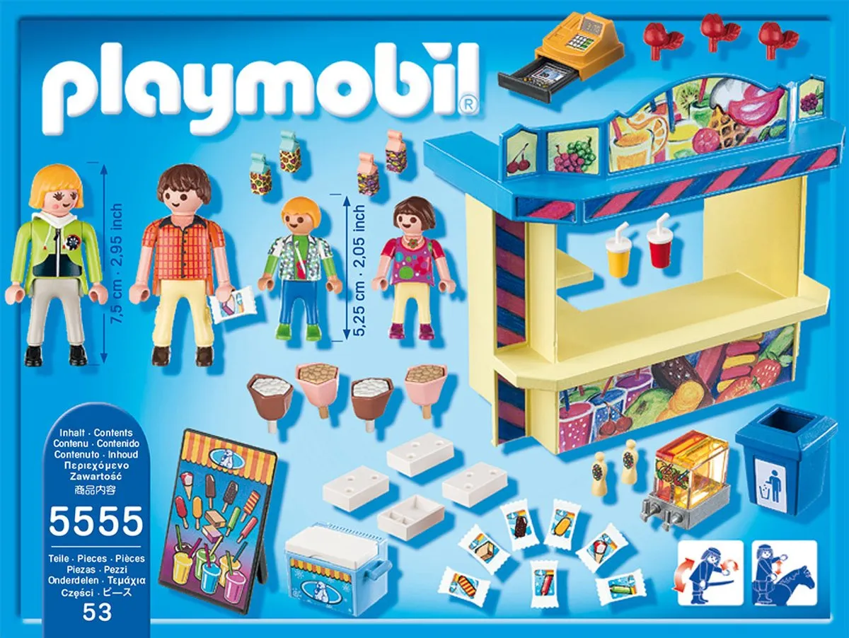 Playmobil Snoepkraam 5555 - Multicolor