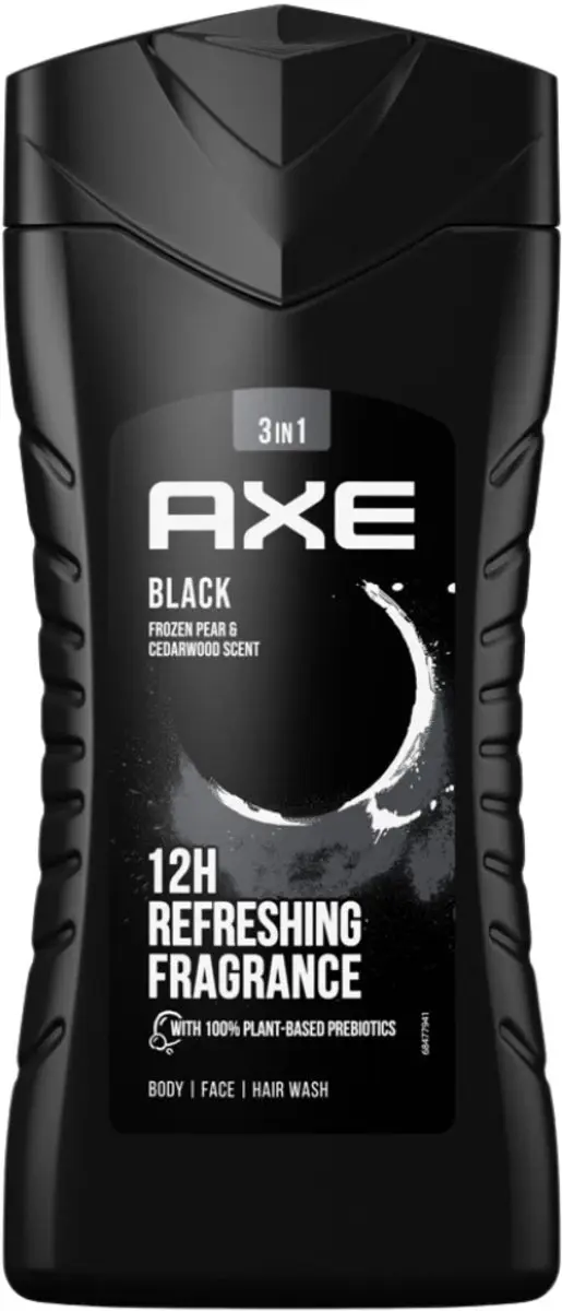 Axe 3-in-1 Douchegel Black 250ml - 6 Stuks