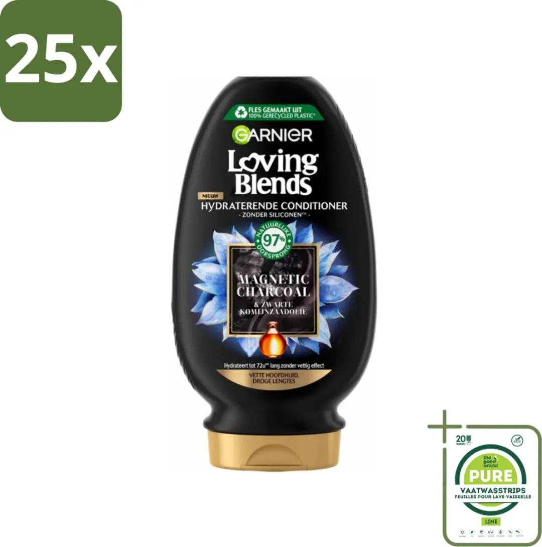 Garnier Loving Blends Magnetic Charcoal Conditioner 250ml