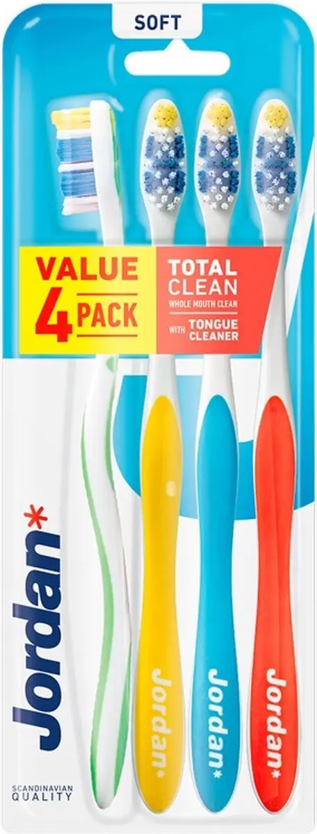 Jordan Tandenborstel Total Clean Soft - 20 Stuks