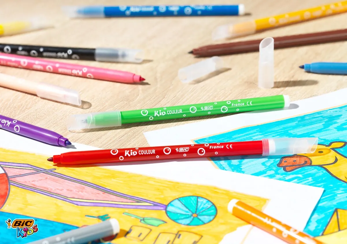 Bic Kids Kid Couleur Viltstiften - 12 Stuks - Assorti