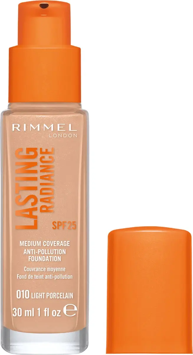 Rimmel London Lasting Radiance Foundation 010 Light Porcelain 30ml