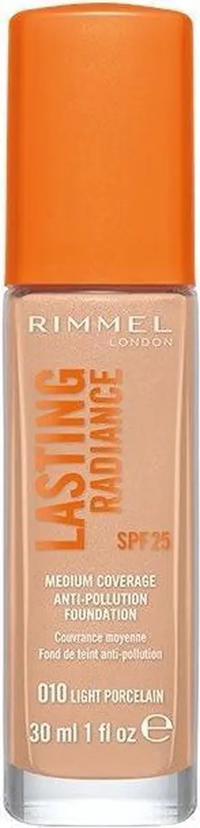 Rimmel London Lasting Radiance Foundation 010 Light Porcelain 30ml