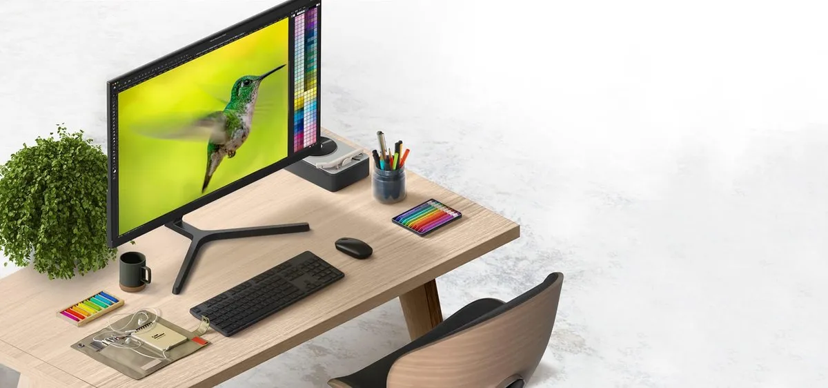 Xiaomi Mi Desktop Monitor 1C 24 inch Full HD - afbeelding 6 van 6