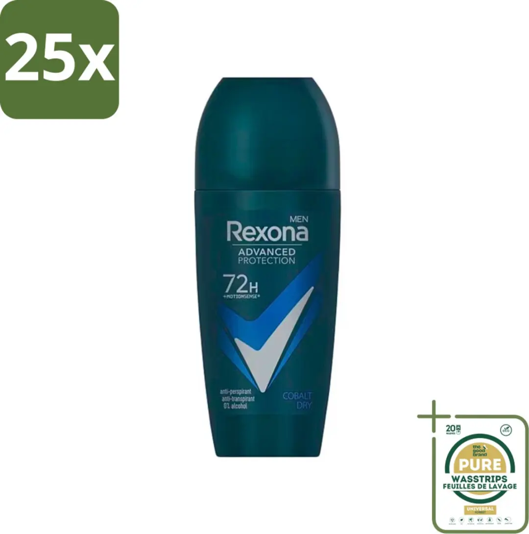 Rexona Men Advanced Protection Dry Cobalt Deodorant Roller 25x50ml