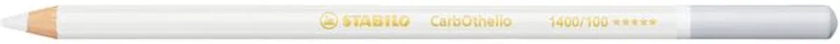 STABILO CarbOthello Kalkpastel Wit - 12 Stuks