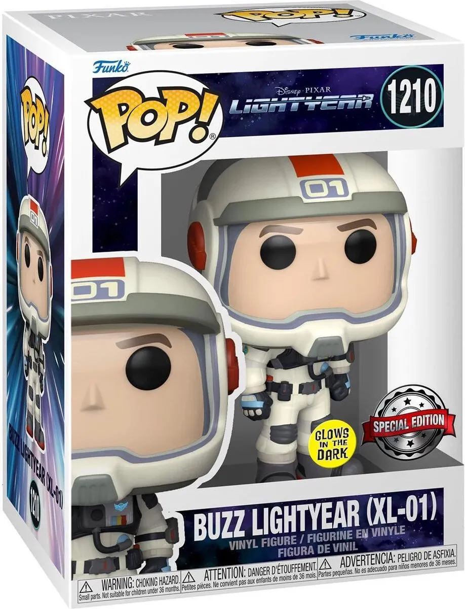 Funko Pop! Disney Pixar Buzz Lightyear XL-01 Glow-in-the-Dark