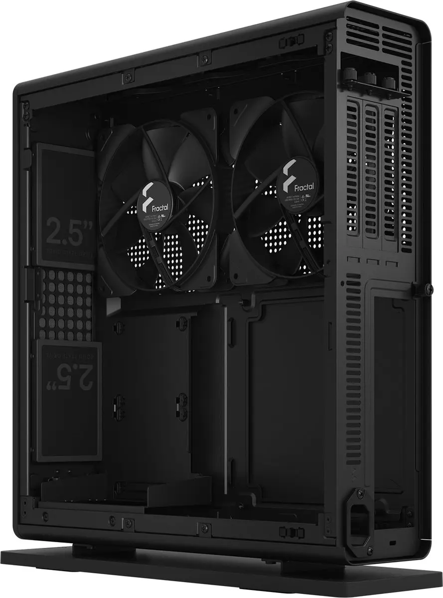 Fractal Design Ridge SFF - 4x 2.5" - 2 Ventilatoren