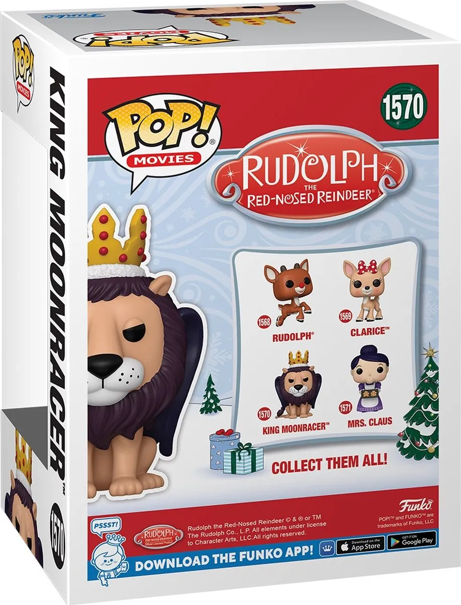 Funko Pop! Rudolph The Red-Nosed Reindeer King Moonracer #1570