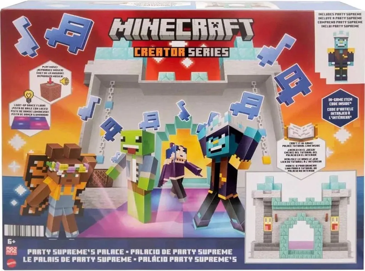 Mattel Minecraft Creator Series Party Supreme's Palace - HJG73 - Meerkleurig