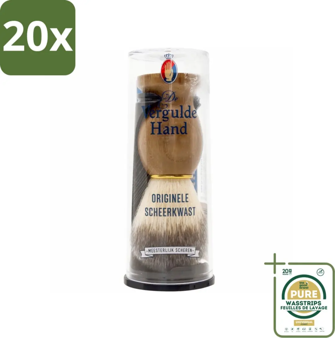 Vergulde Hand Originele Scheerkwast