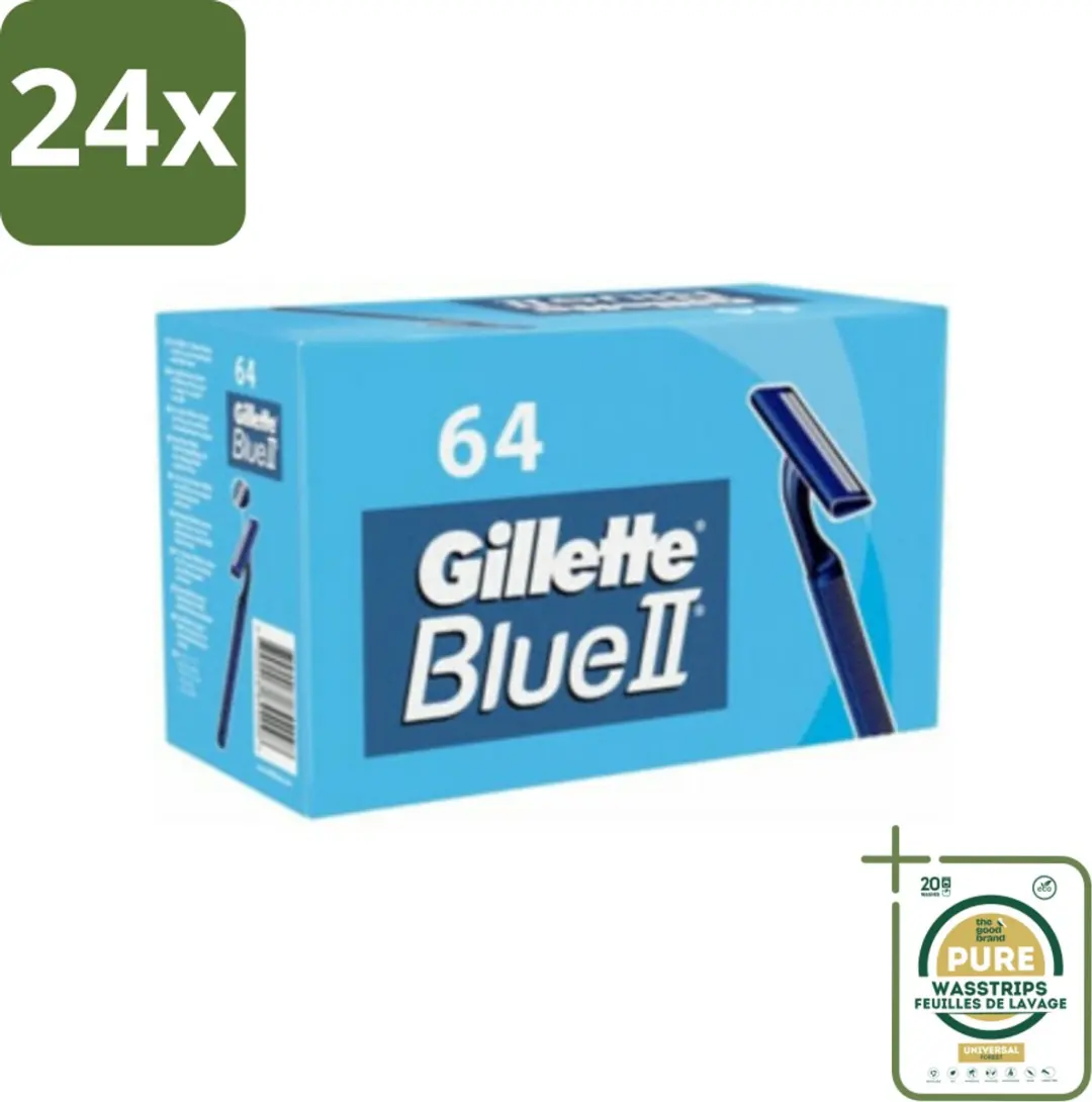 Gillette Blue II Wegwerpscheermesjes 64 Stuks