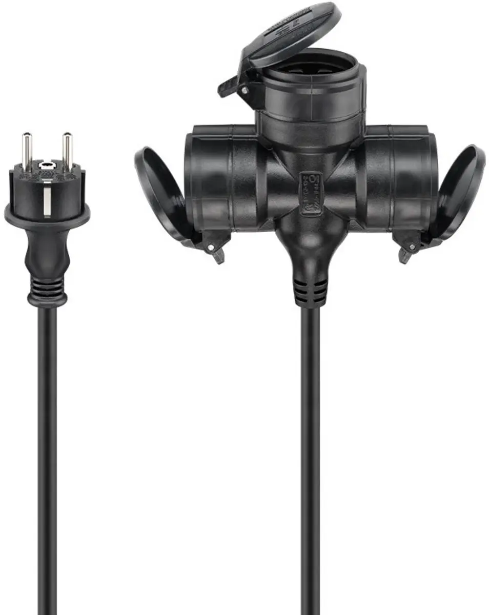 Goobay CEE 7/7 Outdoor Verlengkabel 3x1,50mm²