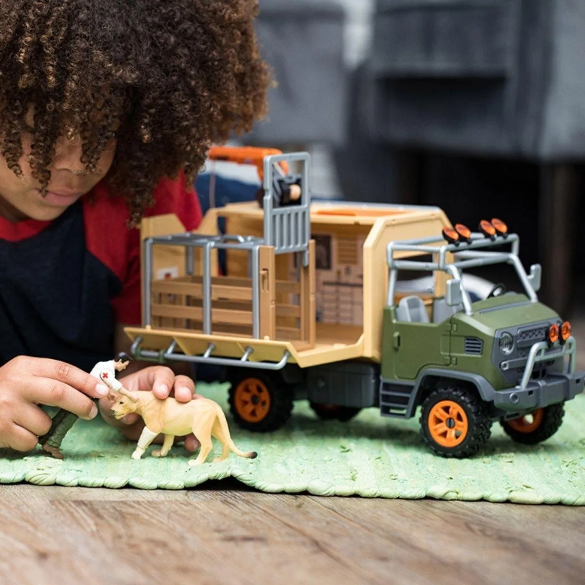 Schleich Wild Life Speelfigurenset Grote Reddingstruck 42475 - 10 Stuks