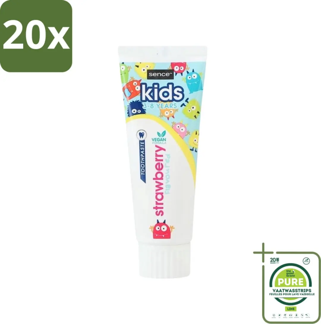 Sence Kids Tandpasta Aardbei 75ml