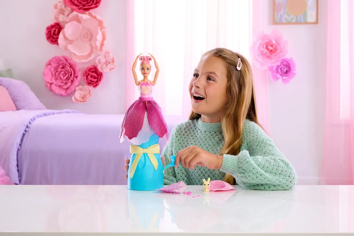 Barbie Petal Pop Modepop - Roze Tulpjurk MPN JMF57