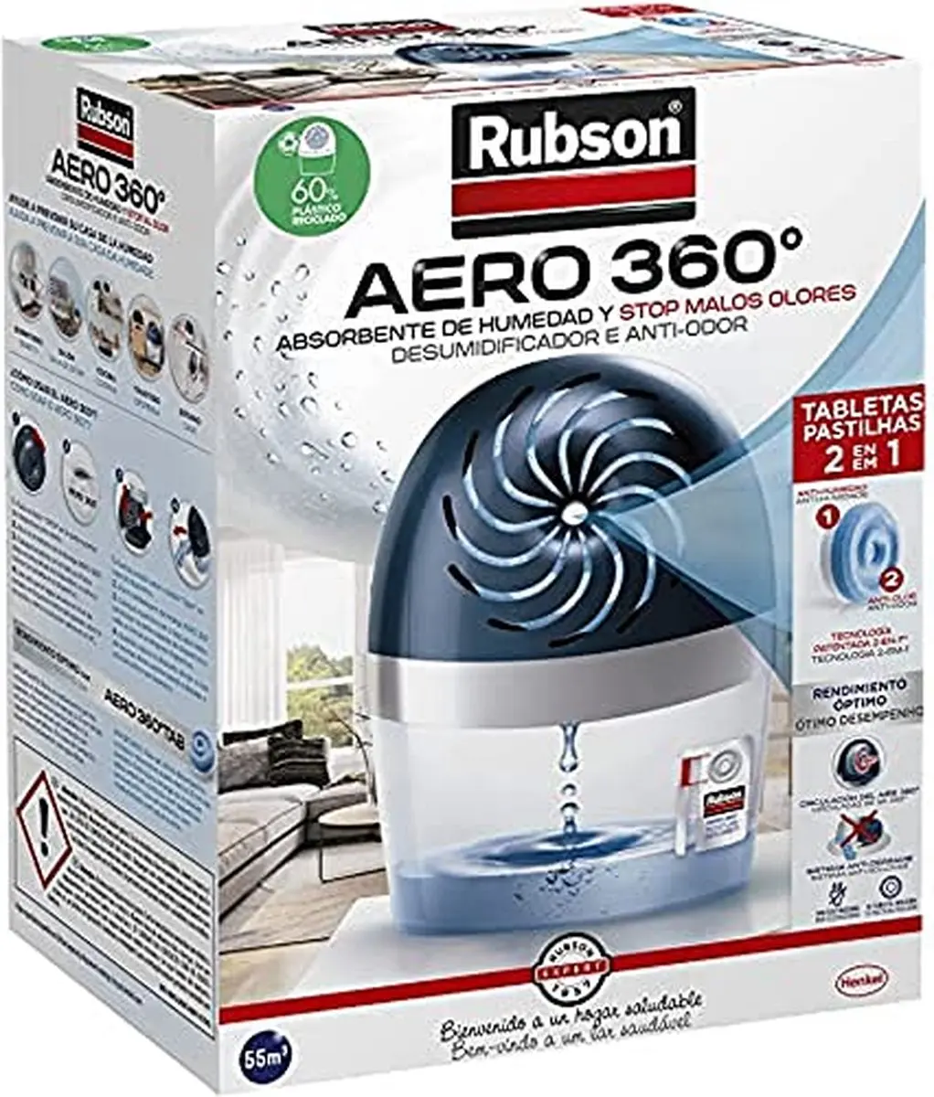 Rubson Aero 360 Ontvochtiger - 1.3L - afbeelding 3 van 3