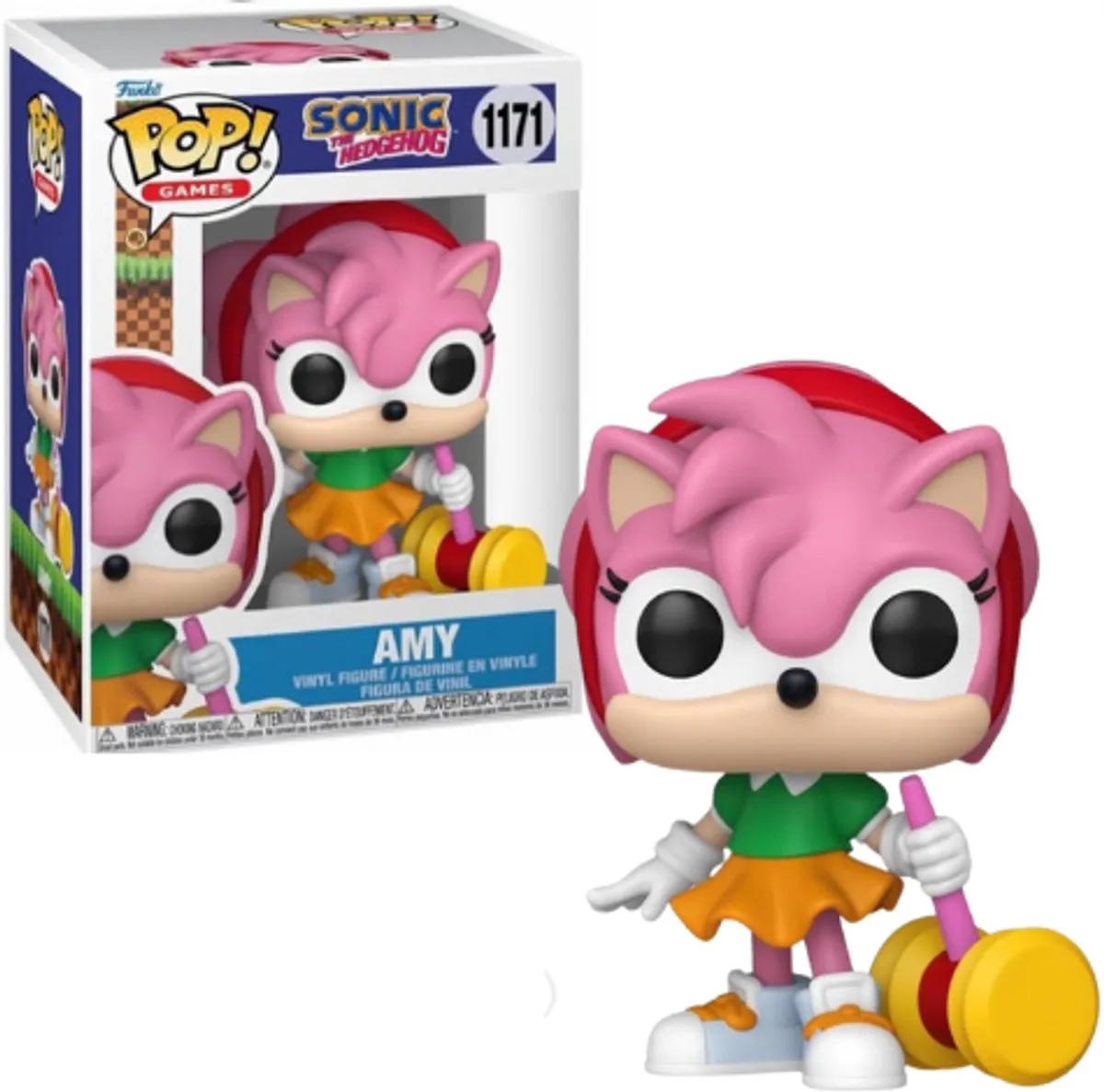 Funko Pop! Sonic The Hedgehog Amy Rose 1171 - Chase Edition