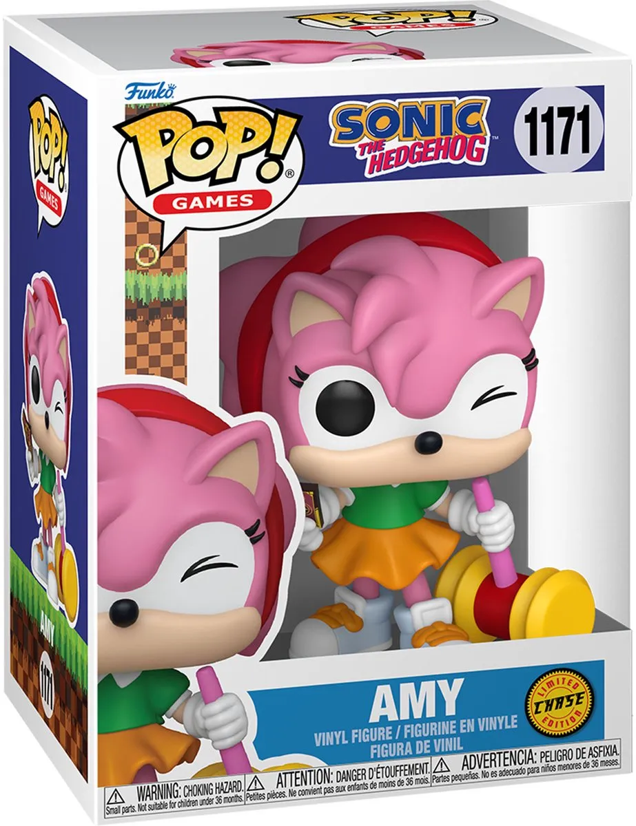 Funko Pop! Sonic The Hedgehog Amy Rose 1171 - Chase Edition