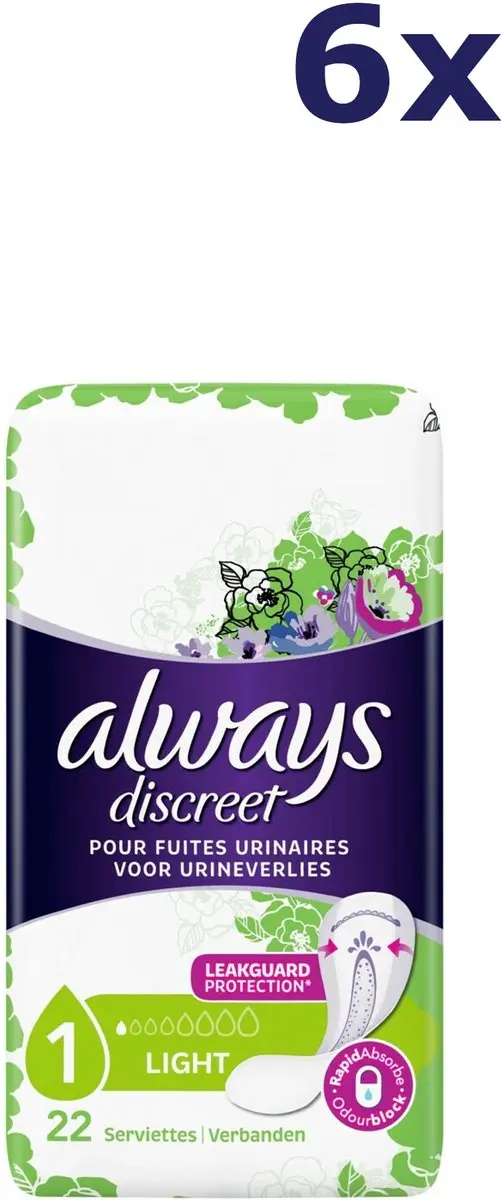 Always Discreet Ultra Small 132 Stuks