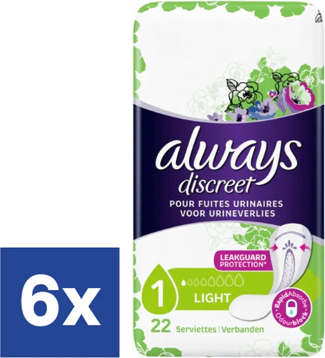 Always Discreet Ultra Small 132 Stuks