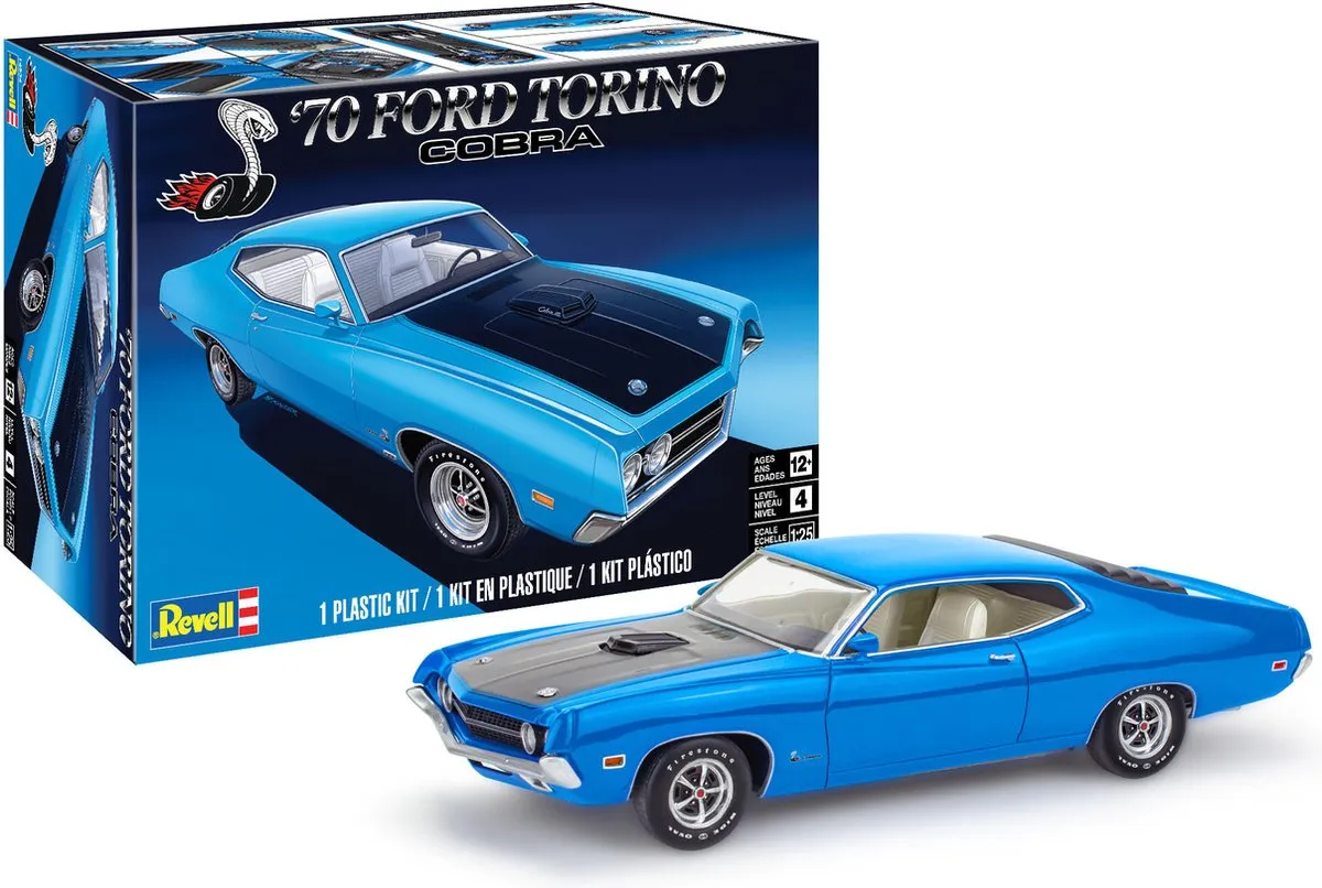 Revell 14534 1970 Ford Torino Cobra Modelbouwpakket
