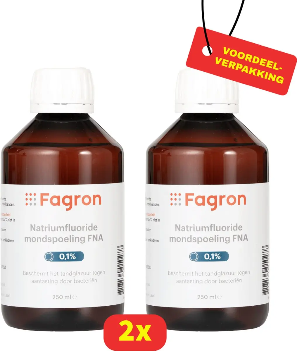 Fagron Natriumfluoride Mondspoeling 0,1% 250ml